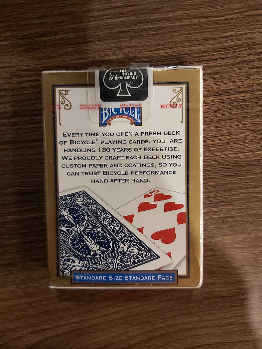 Playing Cards Bicycle Original Standard Edition Bleu - 2600Da